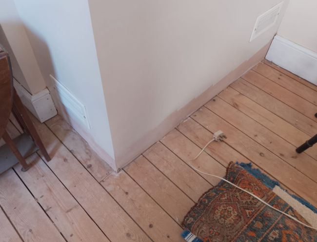 Skirting in Forest of Dean - Before